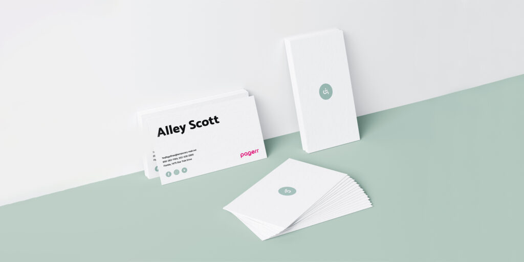 Business Cards in Custom Format